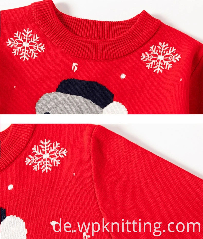 Winter Fashion Cual Pullover Langarm Weihnachtsfleisch Babykleidung